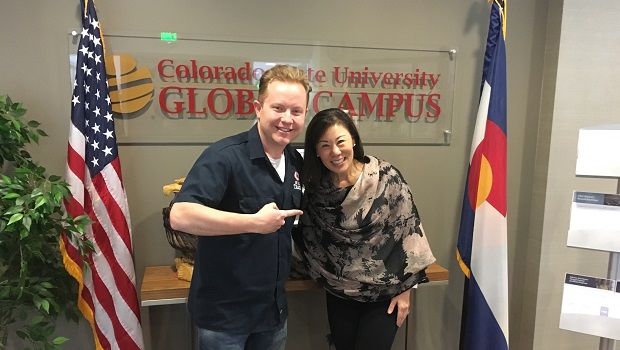 Dr. Becky Takeda-Tinker is the President of CSU Global, and she's the guest on Ep. 172 of the Jon of All Trades Podcast, debuting April 18, 2018.