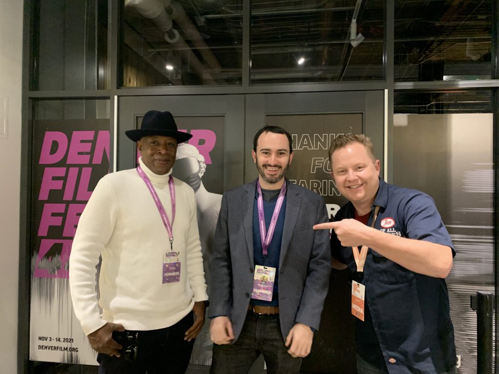 (L to R) Pete White is the Executive Director of LA CAN, Brandon White is the Director of The First Step documentary and they join the Jon of All Trades Podcast Ep. 310 from the Denver Film Festival to discuss the documentary, debuting November 17, 2021.
