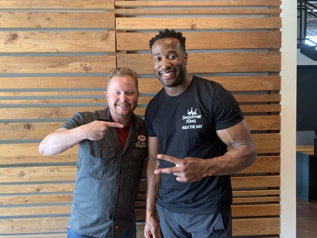 Josh Martin, formerly of the NFL and currently of Smoothie King's Northfield location is the guest on Ep. 352 of the Jon of All Trades Podcast debuting July 26, 2023.