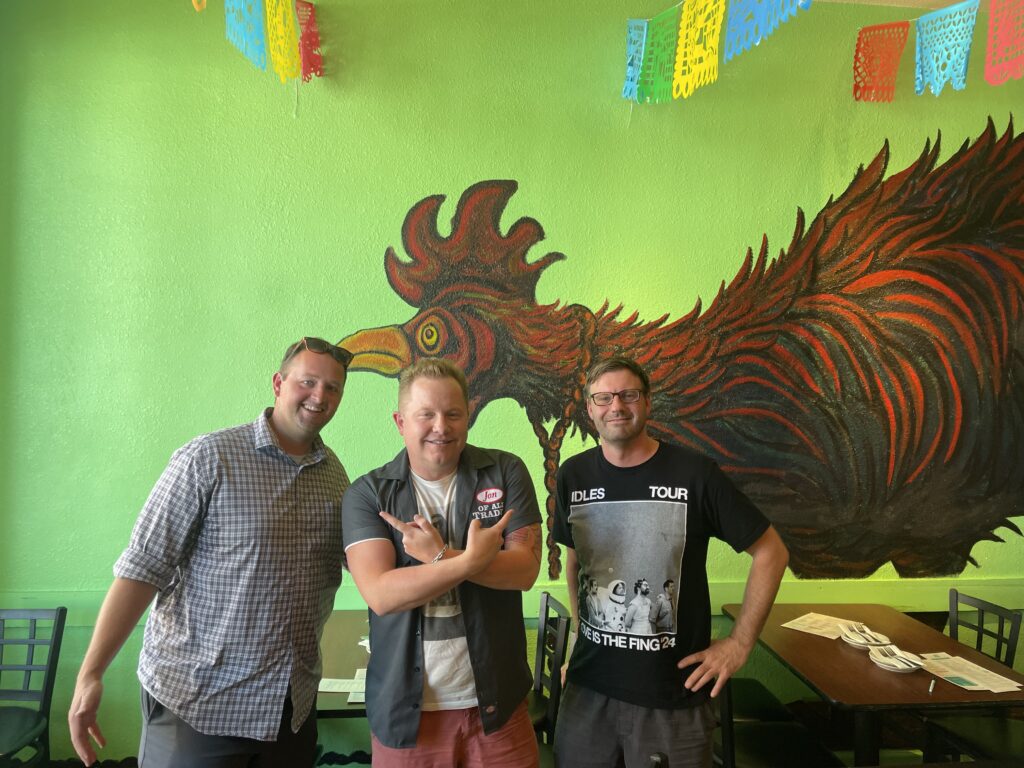 Brian Forrester (left) and Kris Rhody lead Uno Mas Taqueria and they're the guests on Ep. 371 of the Jon of All Trades Podcast, debuting September 4, 2024.